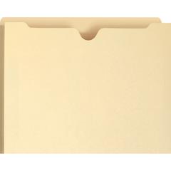 Smead Letter Recycled File Jacket - 8 1/2" x 11" - 2" Expansion - 11 pt. - 1 Plys - Manila - Slip Resistant - 10% Recycled - 50 / Box