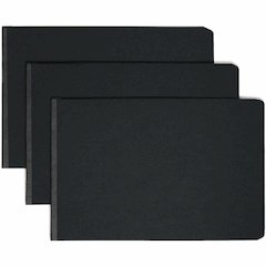 Smead Premium Pressboard Ledger Yes Fastener Folder - 11" x 17" - 3" Expansion - 1 Fastener - 3" for Folder - 25 pt. - Pressboard - Black - Reinforced Hinge, Heavy Duty, Moisture Resistant, Stain Resi
