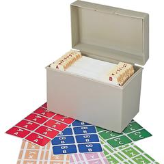 Smead AlphaZ ACCS Color-Coded Labels - "Alphabet" - 1" Width x 1 5/8" Length - Assorted - 2200 / Box