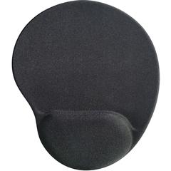 Compucessory Gel Mouse Pads - 9" Height x 10" Width x 1" Depth - Black - Gel - 1 Each