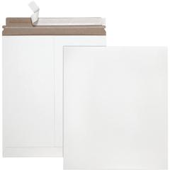 Quality Park Sturdy Fiberboard Photo Mailers - Board - 6" Width x 8" Length - Self-sealing - Fiberboard - 25 / Box - White