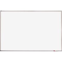 Quartet Whiteboard - 48" (4 ft) Width x 96" (8 ft) Height - White Melamine Surface - Silver Aluminum Frame - Horizontal - 1 Each