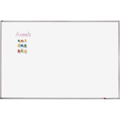 Quartet Porcelain Magenetic Whiteboard - 36" (3 ft) Width x 48" (4 ft) Height - White Porcelain Surface - Silver Aluminum Frame - Horizontal - Magnetic - 1 Each