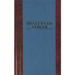 Wilson Jones S300 Single Entry Ledger Account Journal - 150 Sheet(s) - 7.25" x 11.75" Sheet Size - Blue - White Sheet(s) - Blue Cover - 1 Each