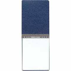 ACCO Presstex Letter Recycled Report Cover - 2" Folder Capacity - 8 1/2" x 11" - Folder - 20 pt. - Presstex, Tyvek - Dark Blue - 30% Recycled - 1 Each