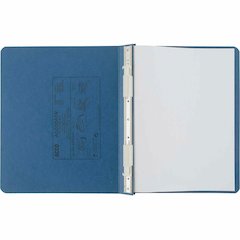 ACCO Presstex Storage Hook Data Binders - 6" Binder Capacity - Letter - 8 1/2" x 11" Sheet Size - Light Blue - Recycled - Retractable Filing Hooks, Hanging System, Moisture Resistant, Water Resistant 
