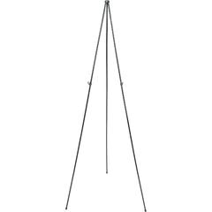 Quartet Instant Easel - 5 lb Load Capacity - 63" Height - Steel - Black