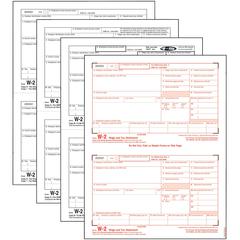 TOPS Laser W-2 Forms Kits - 4 PartCarbonless Copy - 5.50" x 8.50" Sheet Size - White Sheet(s) - 50 / Pack