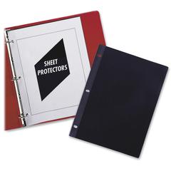 C-Line Traditional Standard Weight Polypropylene Sheet Protector - Letter 8.50" x 11" - Polypropylene - 100 / Box - Clear"