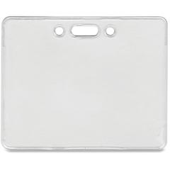 Advantus Proximity Card Horizontal Badge Holder - Horizontal - 50 / Pack - Clear