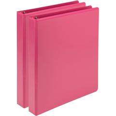 Samsill Earth's Choice Plant-based View Binders - 1" Binder Capacity - Letter - 8 1/2" x 11" Sheet Size - 200 Sheet Capacity - 3 x Round Ring Fastener(s) - 2 Internal Pocket(s) - Chipboard, Polypropyl