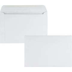 Quality Park 6 x 9 Booklet Envelopes with Open Side - Booklet - #6 1/2 - 6" Width x 9" Length - 24 lb - Gummed - Paper - 500 / Box - White