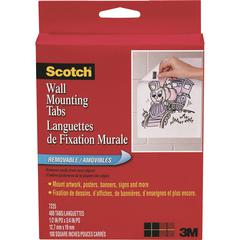 Scotch Removable Double-Sided Mounting Squares - 0.45" Length x 0.45" Width - Synthetic - 125 mil - Open-cell Foam Backing - For Mounting Artwork, Sign, Multi Surface, Mount Picture/Poster, Mounting D