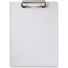 Saunders Clipboard - 0.50" Clip Capacity - 8 1/2" x 12" - Acrylic - Clear - 1 Each