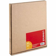 Universal Insertable Tab Index, 5-Tab, 11 x 8.5, Buff, Assorted Tabs, 24 Sets - 24 x Divider(s) - 5 Blank Side Tab(s) - 8.5" Divider Width x 11" Divider Length - Letter - 3 Hole Punched - Buff Paper D