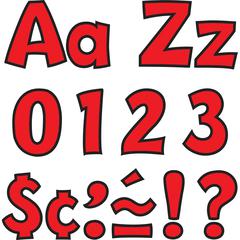Trend 4" Ready Letter Playful Combo Pack - 83 x Lowercase Letters, 59 x Capital Letter, 36 x Punctuation Marks, 18 x Spanish Accent Mark Shape - Pin-up - Pin Style - Pre-punched - 4" Height x 9" Lengt