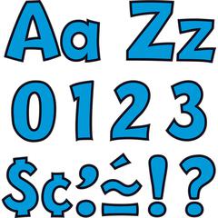 Trend 4" Ready Letter Playful Combo Pack - 83 x Lowercase Letters, 59 x Capital Letter, 36 x Punctuation Marks, 18 x Spanish Accent Mark Shape - Pin-up - Pin Style - Pre-punched - 4" Height x 8" Lengt