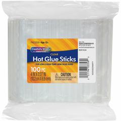 Creativity Street 5/16" Dual Temperature Glue Sticks - 4 oz - 100 / Pack - Clear