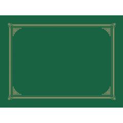 Geographics A4, Letter Recycled Certificate Holder - 8 19/64" x 11 45/64" , 8 1/2" x 11" , 8" x 10" - Green - 30% Recycled - 6 / Pack