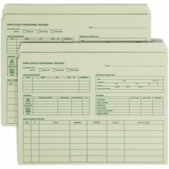 Smead Straight Tab Cut Letter Recycled Top Tab File Folder - 8 1/2" x 11" - Moss - 10% Recycled - 20 / Pack