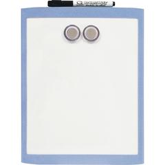 Quartet Decorative Dry-erase Whiteboard - 11" (0.9 ft) Width x 8.5" (0.7 ft) Height - White Stainless Steel Surface - Assorted Plastic Frame - Rectangle - Magnetic - Stain Resistant - 1 Each