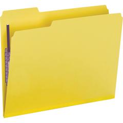 Smead Colored 1/3 Tab Cut Letter Recycled Fastener Folder - 8 1/2" x 11" - 2" Expansion - 2 x 2S Fastener(s) - 2" Fastener Capacity for Folder - Top Tab Location - Assorted Position Tab Position - Pre