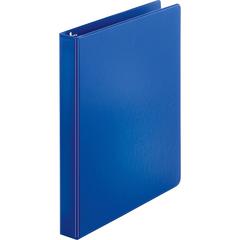 Business Source Basic Round-ring Binder - 1" Binder Capacity - Letter - 8 1/2" x 11" Sheet Size - 225 Sheet Capacity - 3 Ring - Fastener: Round Ring - Pocket: Inside Front & Back - Chipboard, Polyprop