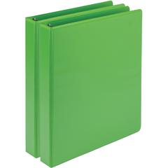 Samsill Earth's Choice Plant-based View Binders - 1" Binder Capacity - Letter - 8 1/2" x 11" Sheet Size - 200 Sheet Capacity - 3 x Round Ring Fastener(s) - 2 Internal Pocket(s) - Chipboard, Polypropyl