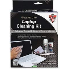 Dust-Off Computer Care Cleaning Kit - For Notebook - Black, Gray - 7 / Kit
