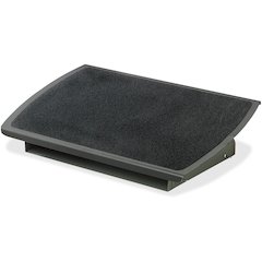 3M Ergonomic Adjustable Footrest - 4" to 4.75" Adjustable Height - 30&deg; Tilt - Gray - 1 Each