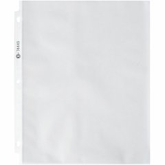 Business Source Nonglare Top-loading Sheet Protectors - 11" Height x 9" Width x 3.3 mil Thickness - For Letter 8 1/2" x 11" Sheet - Ring Binder - Rectangular - Clear - Polypropylene - 100 / Box