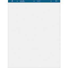 Business Source Standard Easel Pad - 50 Sheets - Plain - 15 lb Basis Weight - 27" x 34" Sheet Size - White Paper - Perforated - 2 / Carton
