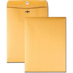 Business Source Heavy-duty Clasp Envelopes - Clasp - #63 - 6 1/2" Width x 9 1/2" Length - 28 lb - Clasp - Kraft - Kraft - 100 / Box