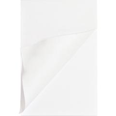 Business Source Plain Memo Pads - 100 Sheets - Plain - Glue - 16 lb Basis Weight - 5" x 8" Sheet Size - White Paper - No - 1 Dozen