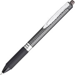 Pentel OH! Medium Point Gel Pens - Black Ink - Gel-based - Carbon Fiber Barrel - 1 Dozen