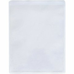 Business Source Self-Adhesive Shop Ticket Holders - 8.5" Height x 11" Width - Vinyl - Clear - 50 / Box