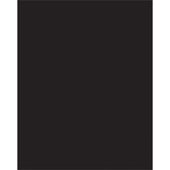 UCreate Coated Poster Board - 22"Width x 28"Length - 25 / Carton - Black - Kraft