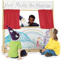 Jonti-Craft Write-n-Wipe Imagination Station - Baltic Stand - Floor Standing - Durable, Rounded Corner, Yellowing Resistant - Assembly Required - 1 Each