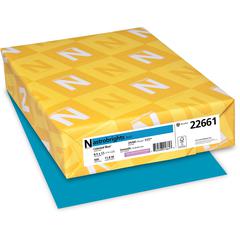 Astrobrights Color Paper - Blue - Letter - 8 1/2" x 11" - 24 lb Basis Weight - Smooth - 500 / Ream - Green Seal - Acid-free, Lignin-free, Heavyweight - Blue