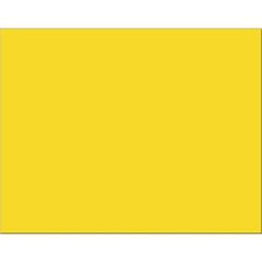 Pacon Railroad Board - Project, Art, Mat, Mounting, Block Printing, Painting, Marker, Stenciling, Poster - 28" Height x 22" Width x 1" Length - Yellow - 1 Carton