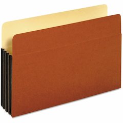 Pendaflex Legal Expanding File - 8 1/2" x 14" - 800 Sheets Capacity - 3 1/2" Expansion - Top Tab Location - 12.5 pt. - Redrope - Brown - Reinforced Gusset, Tear Resistant, Durable, Wear Resistant, Fla