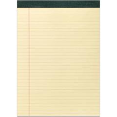 Roaring Spring Recycled Legal Pad - 40 Sheets - 80 Pages - Printed - Stapled/Tapebound - Both Side Ruling Surface - Double Line Red Margin - 15 lb Basis Weight - 56 g/m² Grammage - 11 3/4" x 8 1/