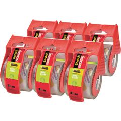 Scotch Sure Start Packaging Tape - 22.20 yd Length x 1.88" Width - 2.6 mil Thickness - 1.50" Core - Synthetic Rubber Backing - Dispenser Included - Handheld Dispenser - Tear Resistant, Sliver Resistan