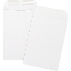 Business Source Durable Open-End Catalog Envelopes - Catalog - #1 3/4 - 6 1/2" Width x 9 1/2" Length - 24 lb - Gummed - White - Wove - 1 Box