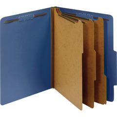 Pendaflex 2/5 Tab Cut Letter Recycled Classification Folder - 8 1/2" x 11" - 3 1/2" Expansion - 5 Fastener(s) - 2" Fastener Capacity for Folder, 1" Fastener Capacity for Divider - Top Tab Location - R