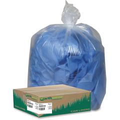Berry Coreless Heavy-duty Can Liners - Large Size - 45 gal Capacity - 46" Length x 40" Width x 1.50 mil (38 Micron) Thickness - Low Density - Clear - Resin - Recycled - 100 / Carton
