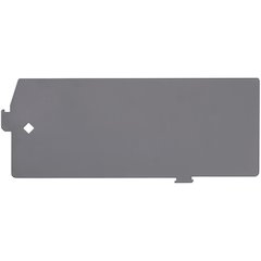 Lorell Lateral File Divider Kit - 12.40" Width x 5" Height - Metal - Gray - 10 / Box