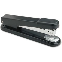 Business Source All-metal Full-strip Desktop Stapler - Staples Upto 20 Sheet of 20lb Paper - Holds Upto 210 Staple - Full Strip - Staple Size: 0.25" - Black - Metal, Acrylonitrile Butadiene Styrene (A