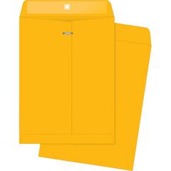 Business Source Kraft Envelopes - Clasp - #97 - 10" Width x 13" Length - 32 lb - Clasp - Brown Kraft - Kraft - 100 / Box