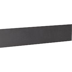 Lorell Essentials Series Hutch Tackboards - 16.50" Board Height x 63.88" Board Width x 0.50" Board Depth - Black Fabric Surface - Laminated - 1 Each